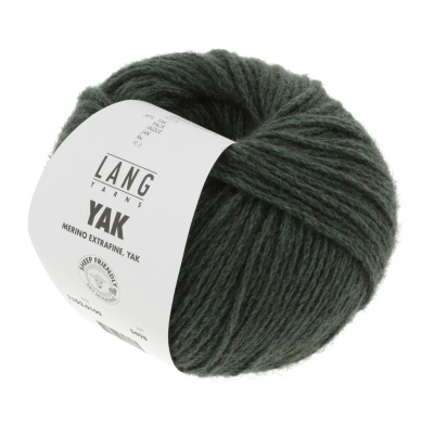 Lang Yarns Yak, 0199, Armeegr&uuml;n Melange