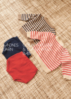 Sandnes-Set, „Collin Sweater Baby“, Sandnes Mandarin Petit, 9 oder 12 Monate