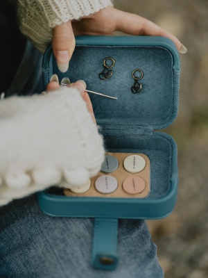 DellaQ Canvas Collection, „Buddy Case“, Indigo