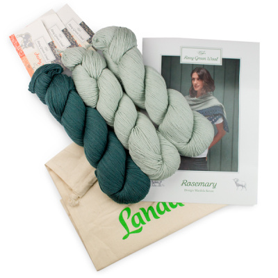 Rosy Green Wool-Set, „Rosemary“, Cheeky...