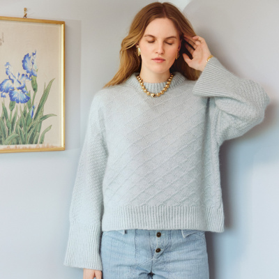 Sandnes-Set, &bdquo;Heather Sweater Cable...