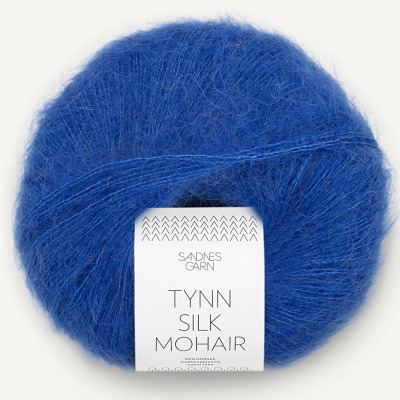 Sandnes Tynn Silk Mohair, 5845, Strahlendes Blau