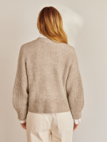 Sandnes-Set, „Lumen Cardigan“, Sandnes Tynn Peer Gynt und Tynn Silk Mohair XS