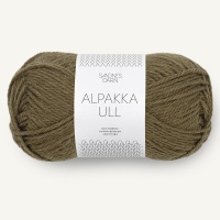 Sandnes Alpakka Ull, 9873, Dunkle Olive