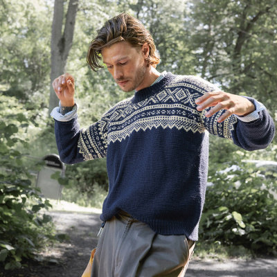 Sandnes-Set, &bdquo;Marius Herren Sweater&ldquo;,...