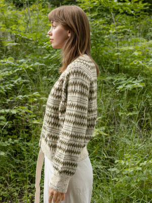 Sandnes-Set, „Kleiva Cardigan“, Sandnes Tynn Peer Gynt L