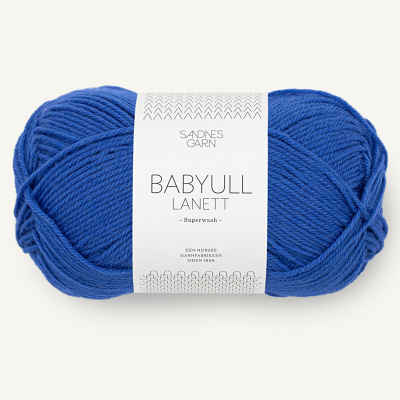 Sandnes Babyull Lanett, 5845, Strahlendes Blau