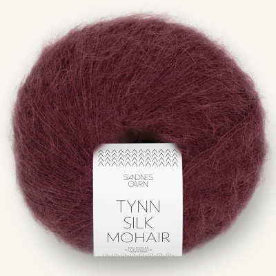 Sandnes Tynn Silk Mohair, 4372, Burgunder