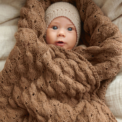 Sandnes-Set, &bdquo;Lilja Babyblanket&ldquo;,...