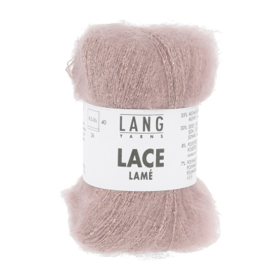 Lang Yarns Lace Lam&eacute;, 0048, Altrosa