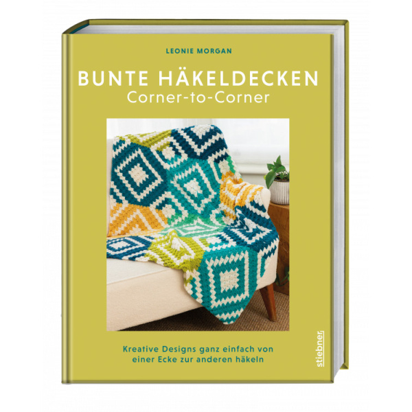 Leonie Morgan, „Bunte Häkeldecken Corner-to-corner“, Deutsch