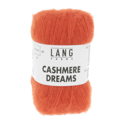 Lang Yarns Cashmere Dreams, 0159, Orange