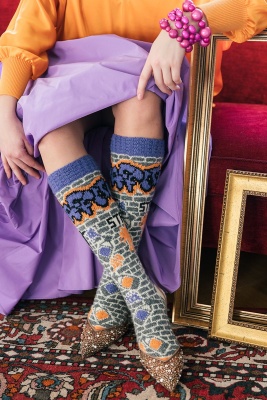 Novita-Set, &bdquo;Graffiti Socken&ldquo;...