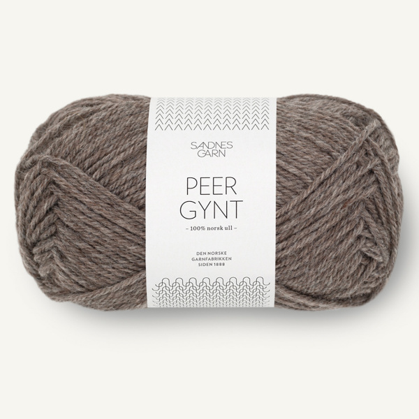 Sandnes Peer Gynt, 2652, Dunkelbeige Meliert