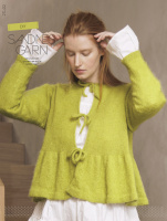 Sandnes-Set, „Zoe Zipper Sweater Dress“, Sandnes Tynn Peer Gynt und Tynn Silk Mohair