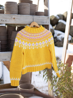 Sandnes-Set, „Grynet Osterpullover“, Sandnes Fritidsgarn, S bis M