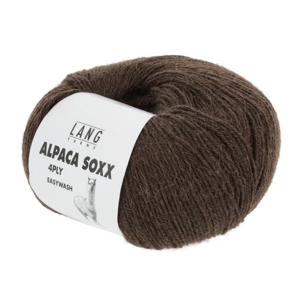 Lang Yarns Alpaca Soxx 4-fach, 0067, Braun