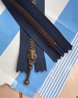 PetiteKnit Zipper, 23 cm, Navy