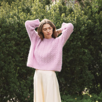 Sandnes-Set, „Bonnie Sweater“, Sandnes Sunday und Tynn Silk Mohair