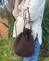 PetiteKnit-Set, „Honey Bucket Bag“, Sandnes Sunday und Tynn Silk Mohair groß (Umfang 58 cm)