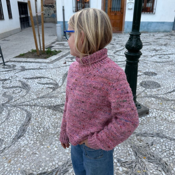 PetiteKnit Einzelanleitung, „Terrazzo Sweater Junior“, Deutsch