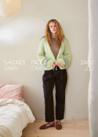 Sandnes-Set, „Facile Cardigan Chunky“, Sandnes Ballerina Chunky Mohair (doppelt)