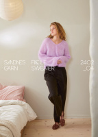 Sandnes-Set, „Facile Sweater“, Sandnes Ballerina Chunky Mohair